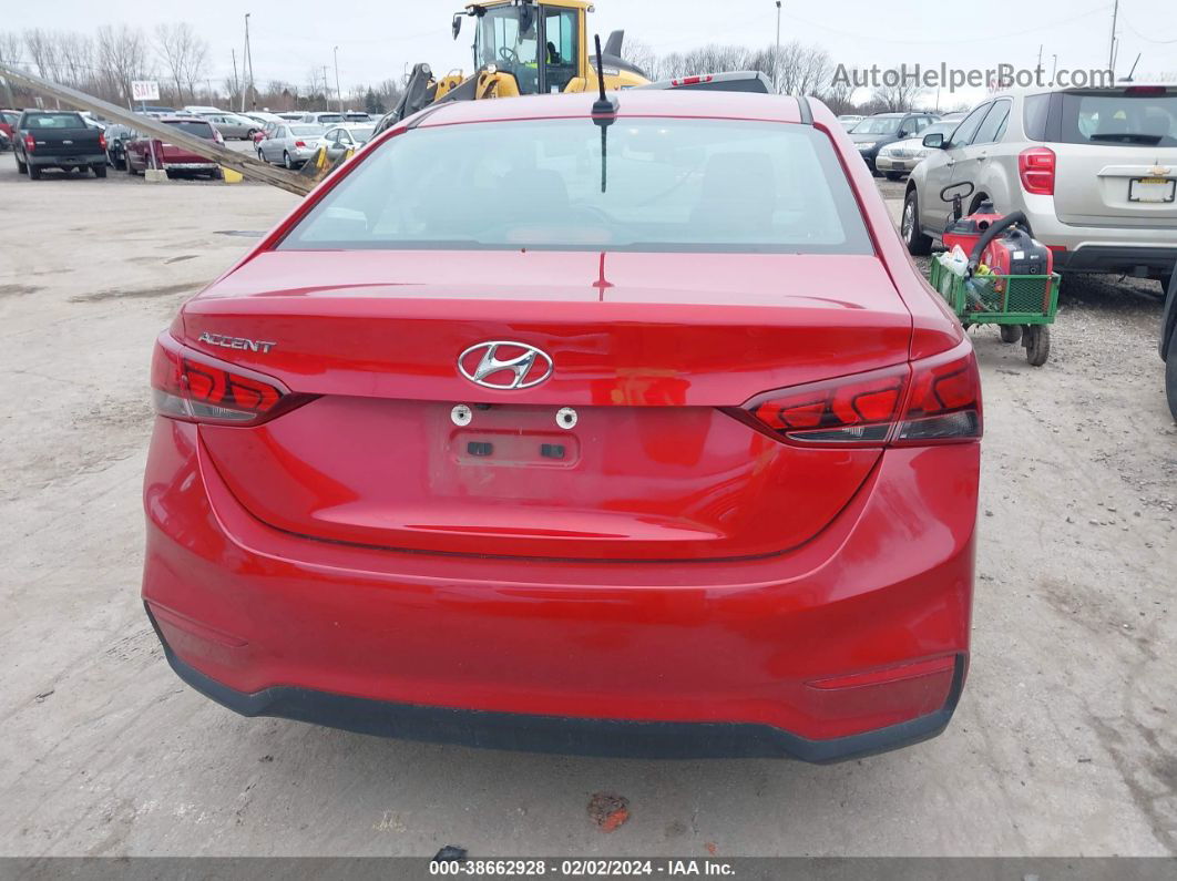 2021 Hyundai Accent Sel Red vin: 3KPC24A6XME134772