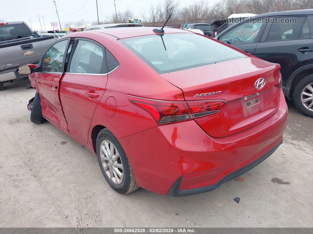 2021 Hyundai Accent Sel Red vin: 3KPC24A6XME134772