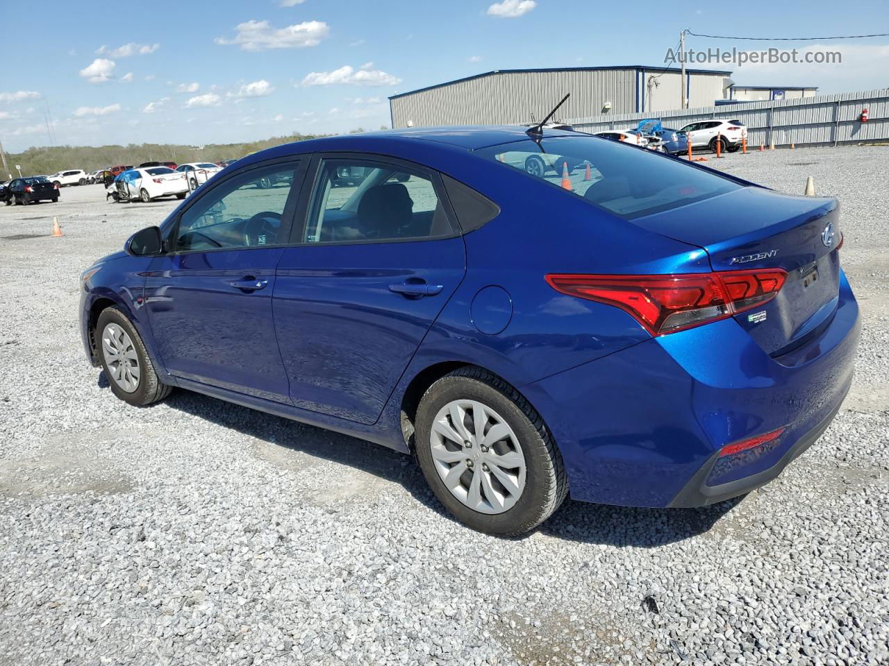 2021 Hyundai Accent Se Blue vin: 3KPC24A6XME139096