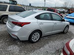 2021 Hyundai Accent Se Silver vin: 3KPC24A6XME141365