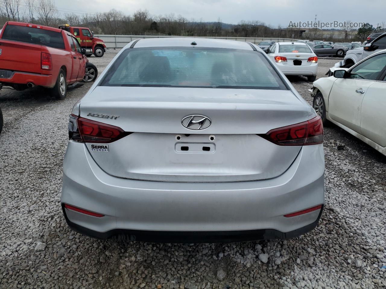 2021 Hyundai Accent Se Silver vin: 3KPC24A6XME141365