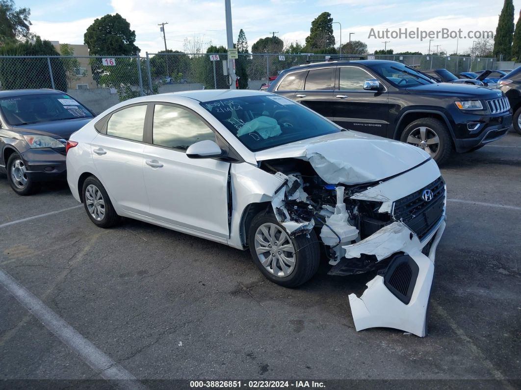 2021 Hyundai Accent Se Белый vin: 3KPC24A6XME142841