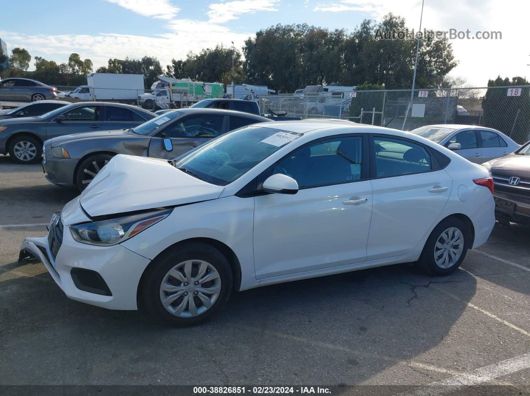 2021 Hyundai Accent Se Белый vin: 3KPC24A6XME142841