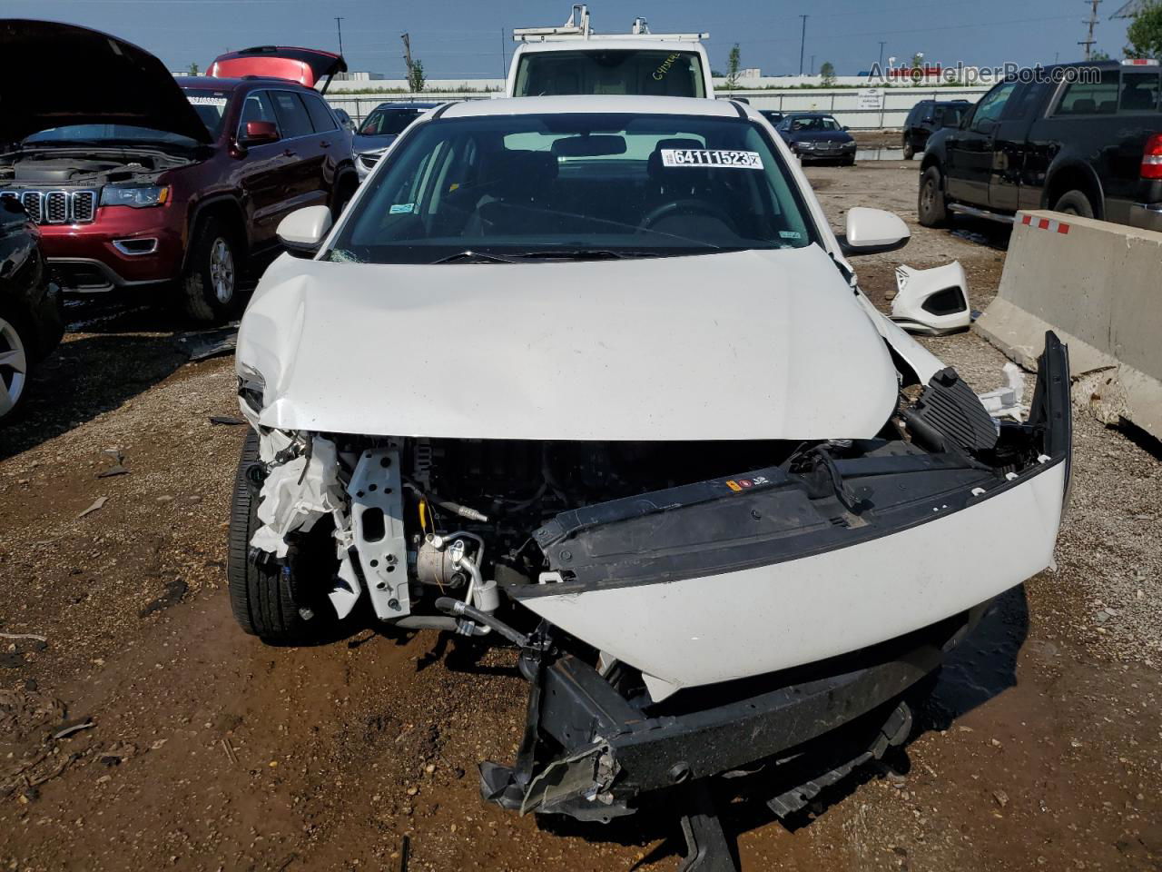 2021 Hyundai Accent Se White vin: 3KPC24A6XME147750