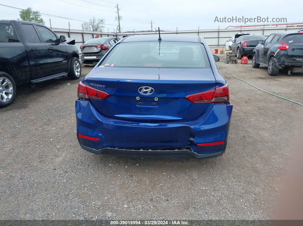 2021 Hyundai Accent Se Blue vin: 3KPC24A6XME149384