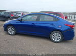 2021 Hyundai Accent Se Blue vin: 3KPC24A6XME149384