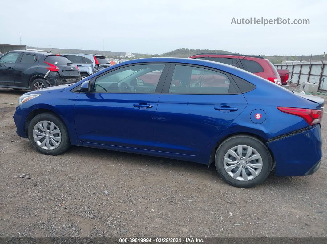 2021 Hyundai Accent Se Blue vin: 3KPC24A6XME149384