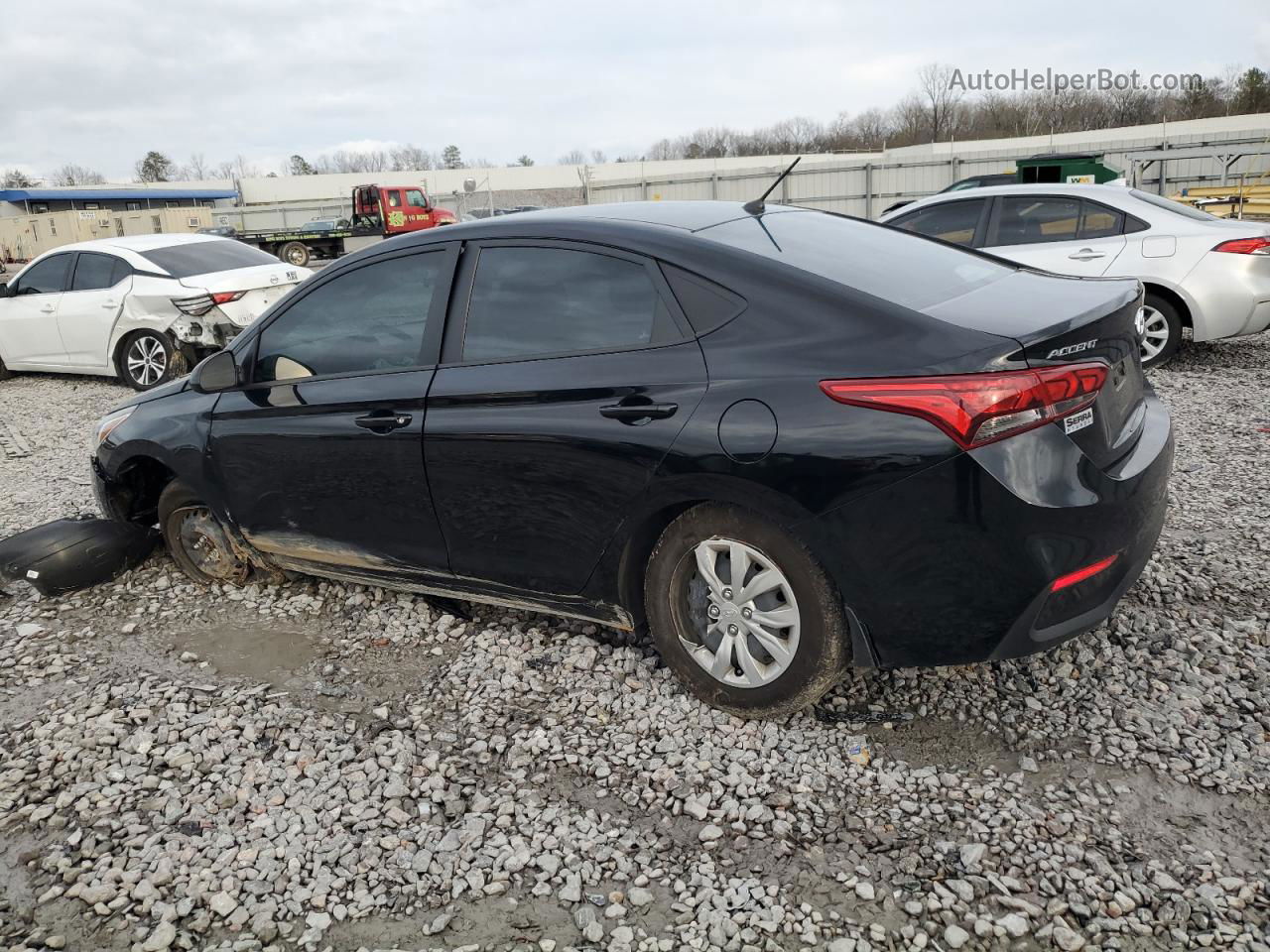 2021 Hyundai Accent Se Black vin: 3KPC24A6XME150678