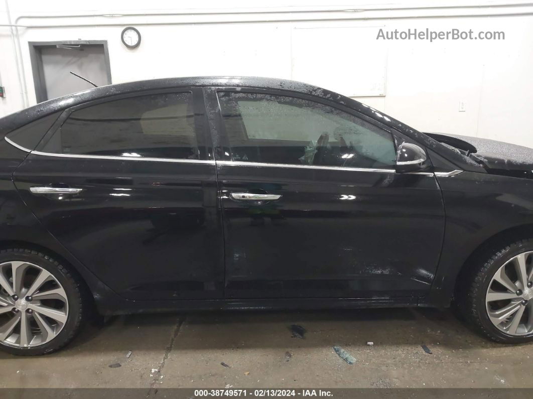 2021 Hyundai Accent Limited Black vin: 3KPC34A60ME133837