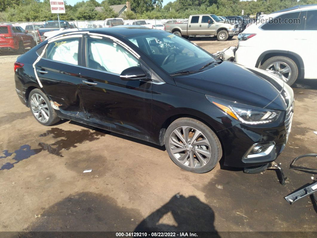 2021 Hyundai Accent Limited Black vin: 3KPC34A61ME135712