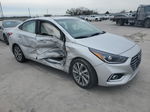 2021 Hyundai Accent Limited Silver vin: 3KPC34A68ME128806