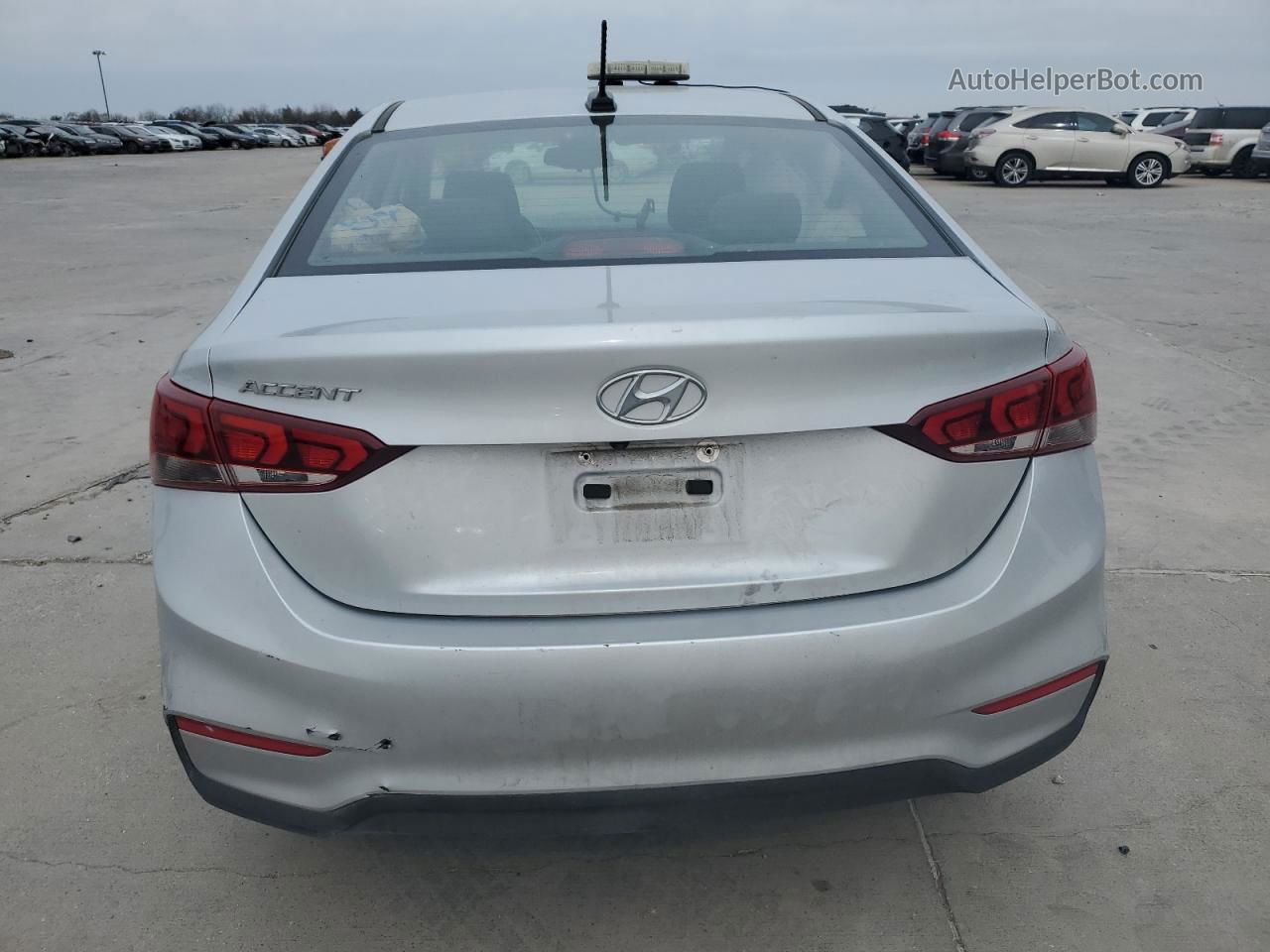 2021 Hyundai Accent Limited Silver vin: 3KPC34A68ME128806