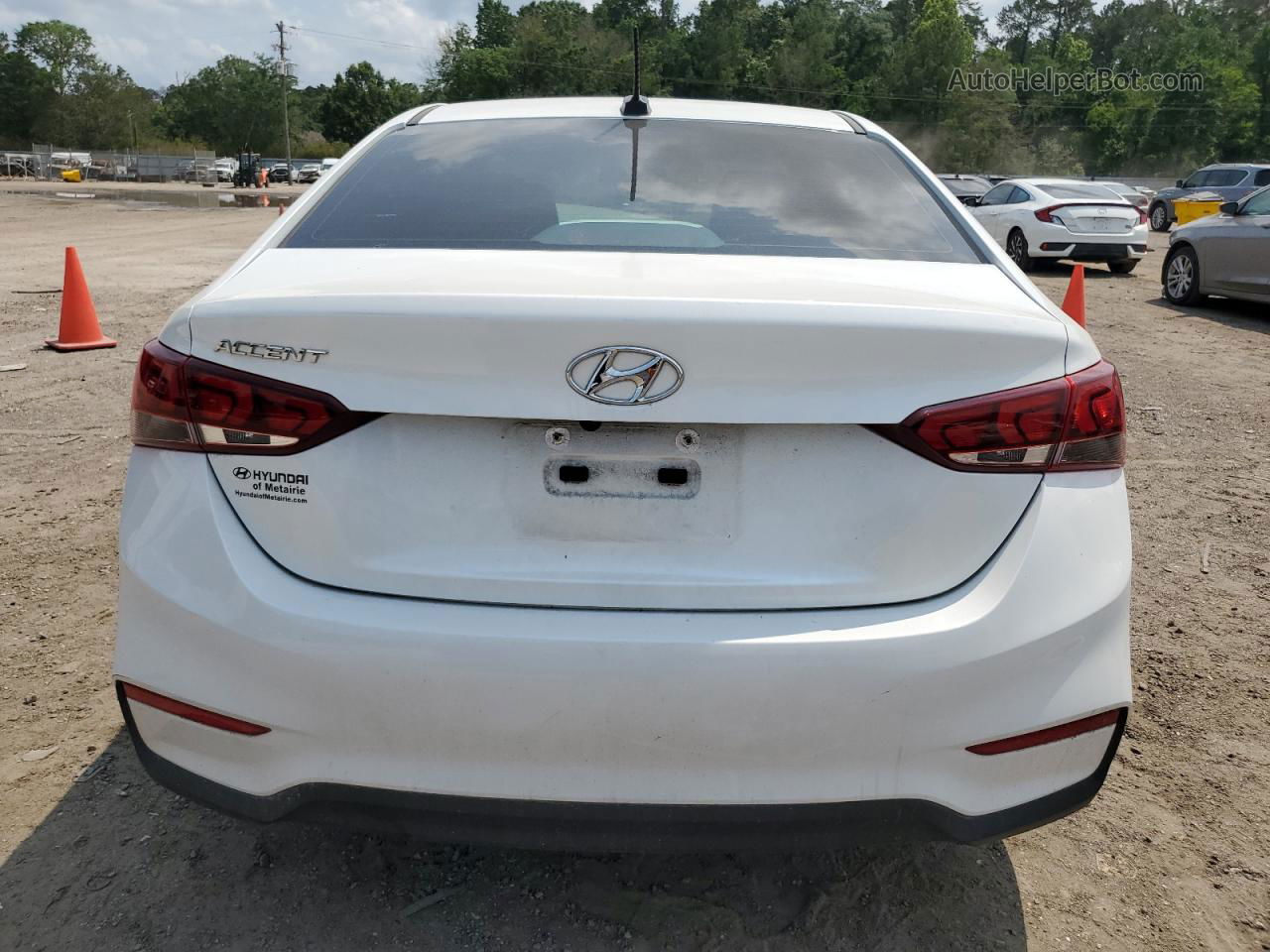 2021 Hyundai Accent Limited White vin: 3KPC34A69ME136882