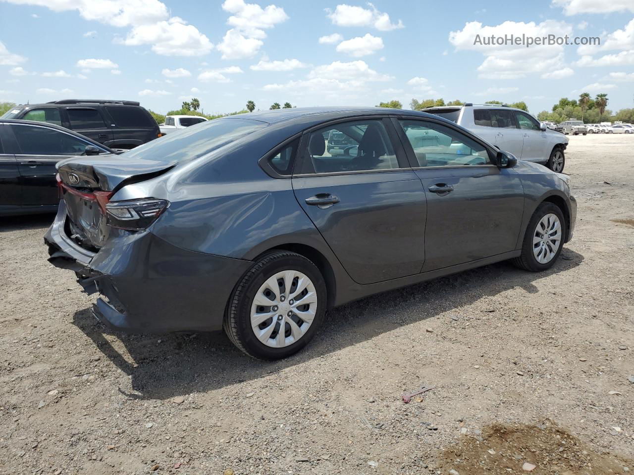 2020 Kia Forte Синий vin: 3KPF14BD5LE200804