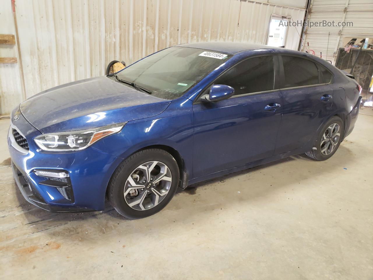 2020 Kia Forte Fe Blue vin: 3KPF24AD0LE140008