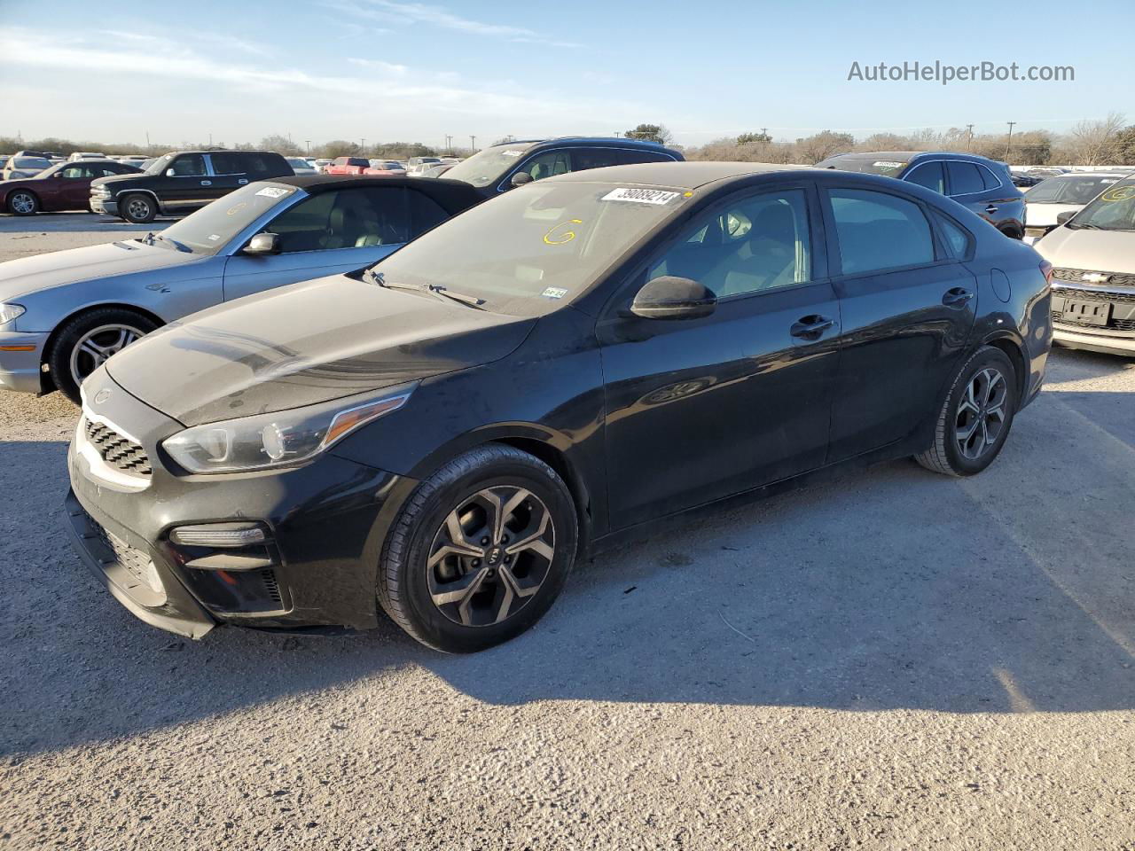 2020 Kia Forte Fe Черный vin: 3KPF24AD0LE150683