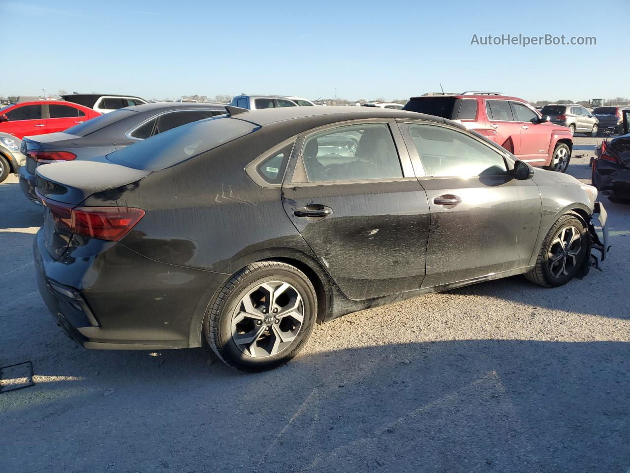 2020 Kia Forte Fe Черный vin: 3KPF24AD0LE150683