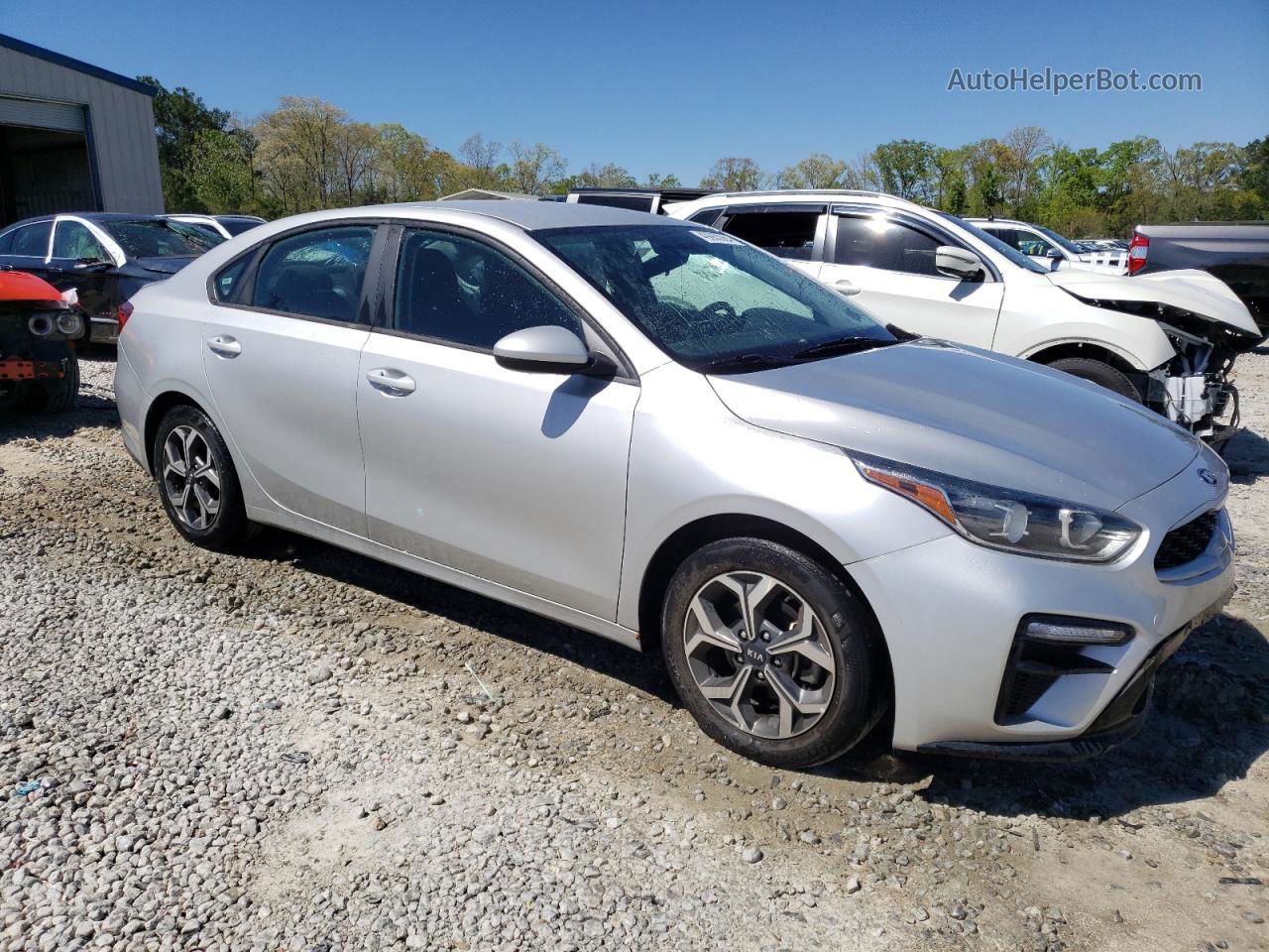 2020 Kia Forte Fe Silver vin: 3KPF24AD0LE154085