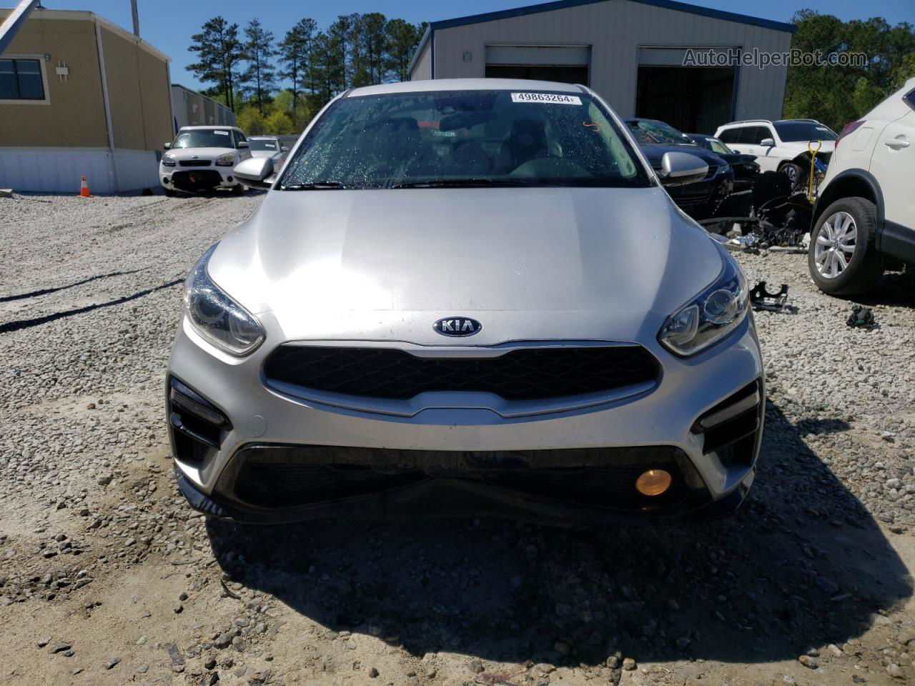 2020 Kia Forte Fe Silver vin: 3KPF24AD0LE154085