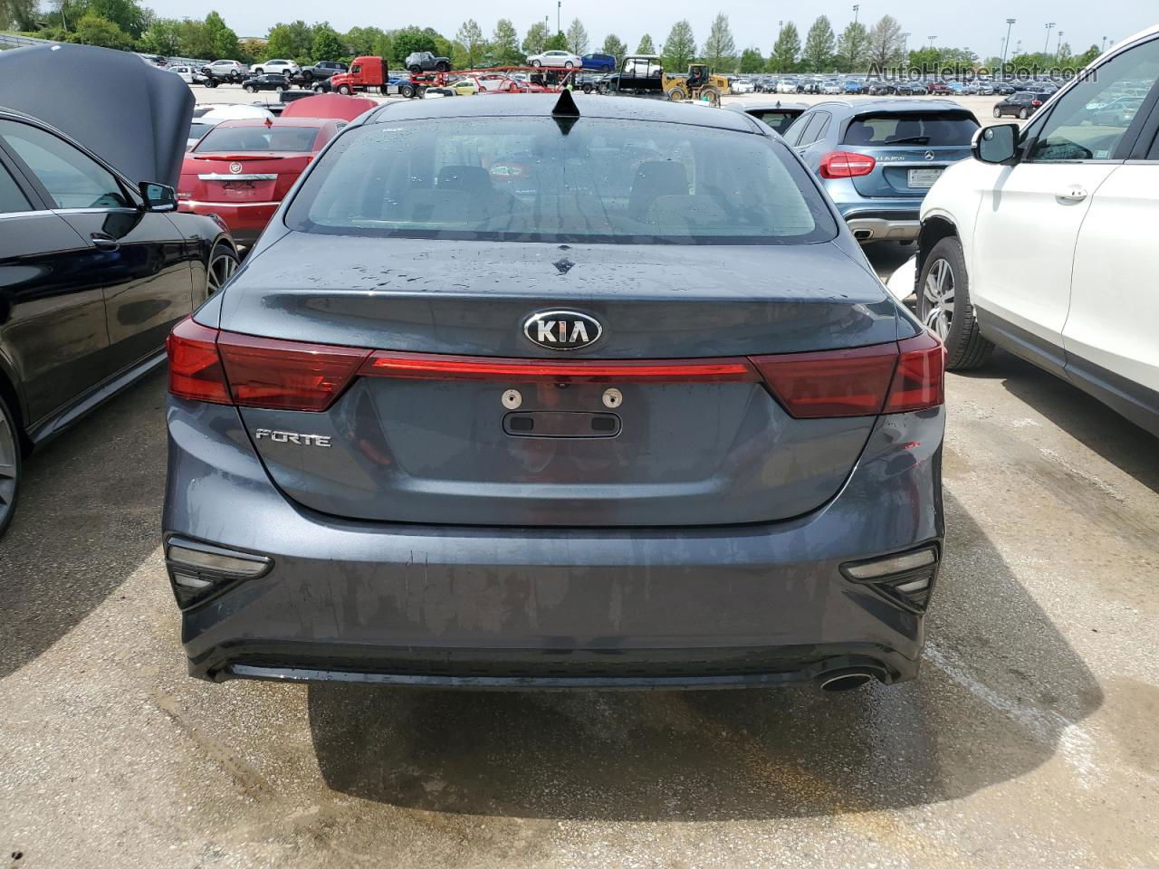 2020 Kia Forte Fe Gray vin: 3KPF24AD0LE190942