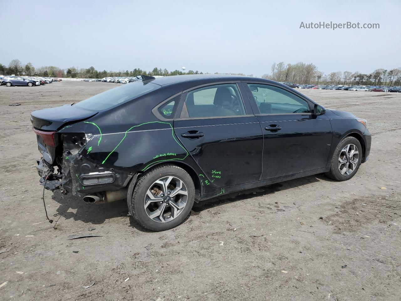 2020 Kia Forte Fe Черный vin: 3KPF24AD0LE194523