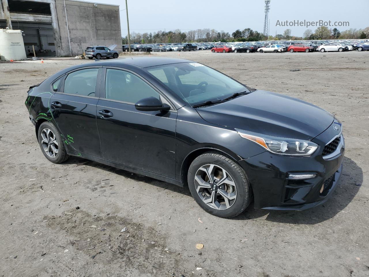 2020 Kia Forte Fe Black vin: 3KPF24AD0LE194523