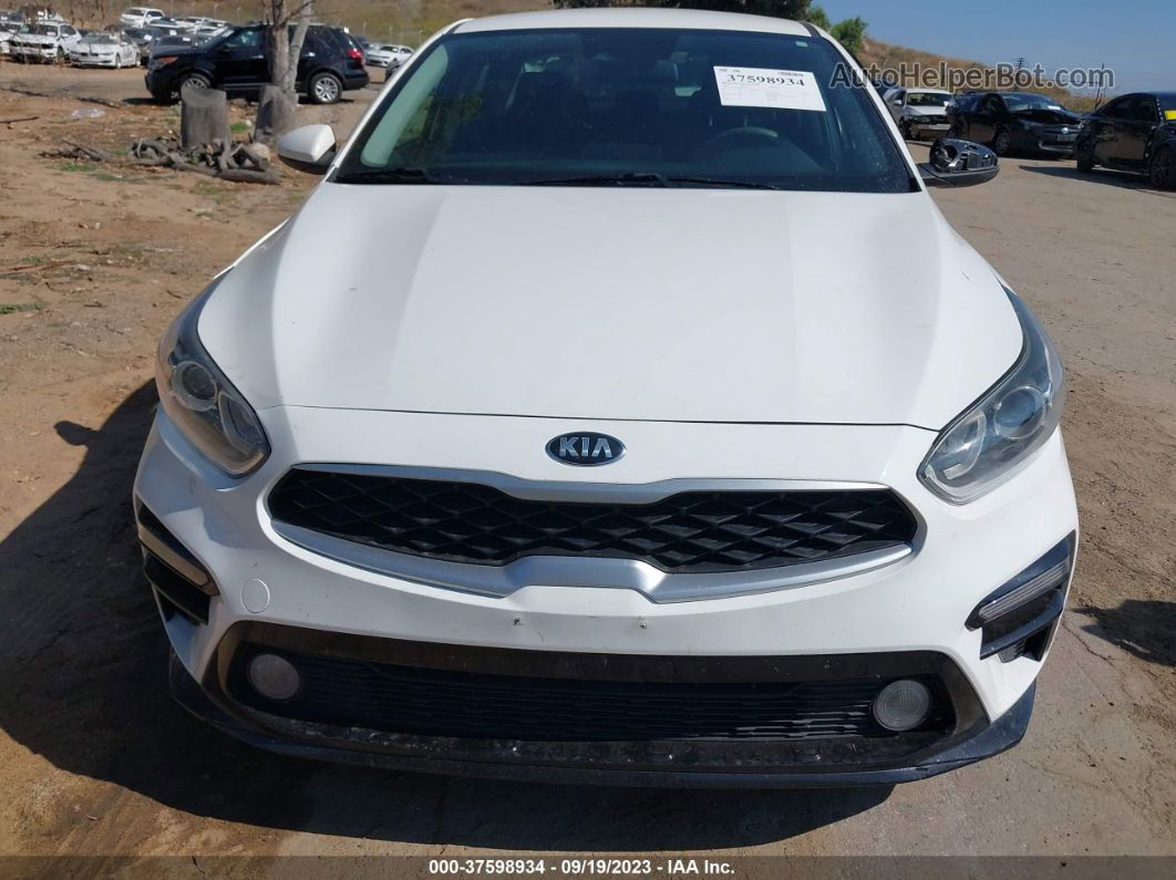 2020 Kia Forte Lxs White vin: 3KPF24AD0LE195154