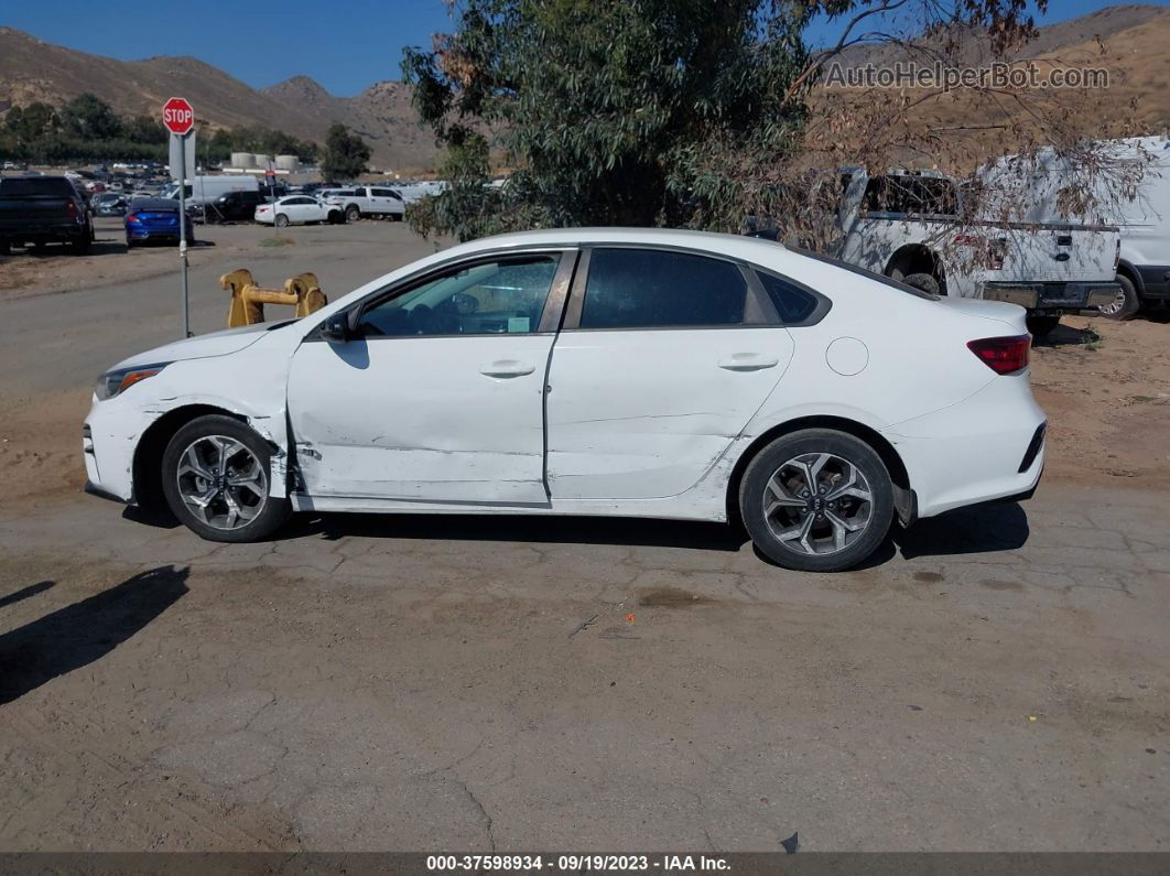 2020 Kia Forte Lxs White vin: 3KPF24AD0LE195154