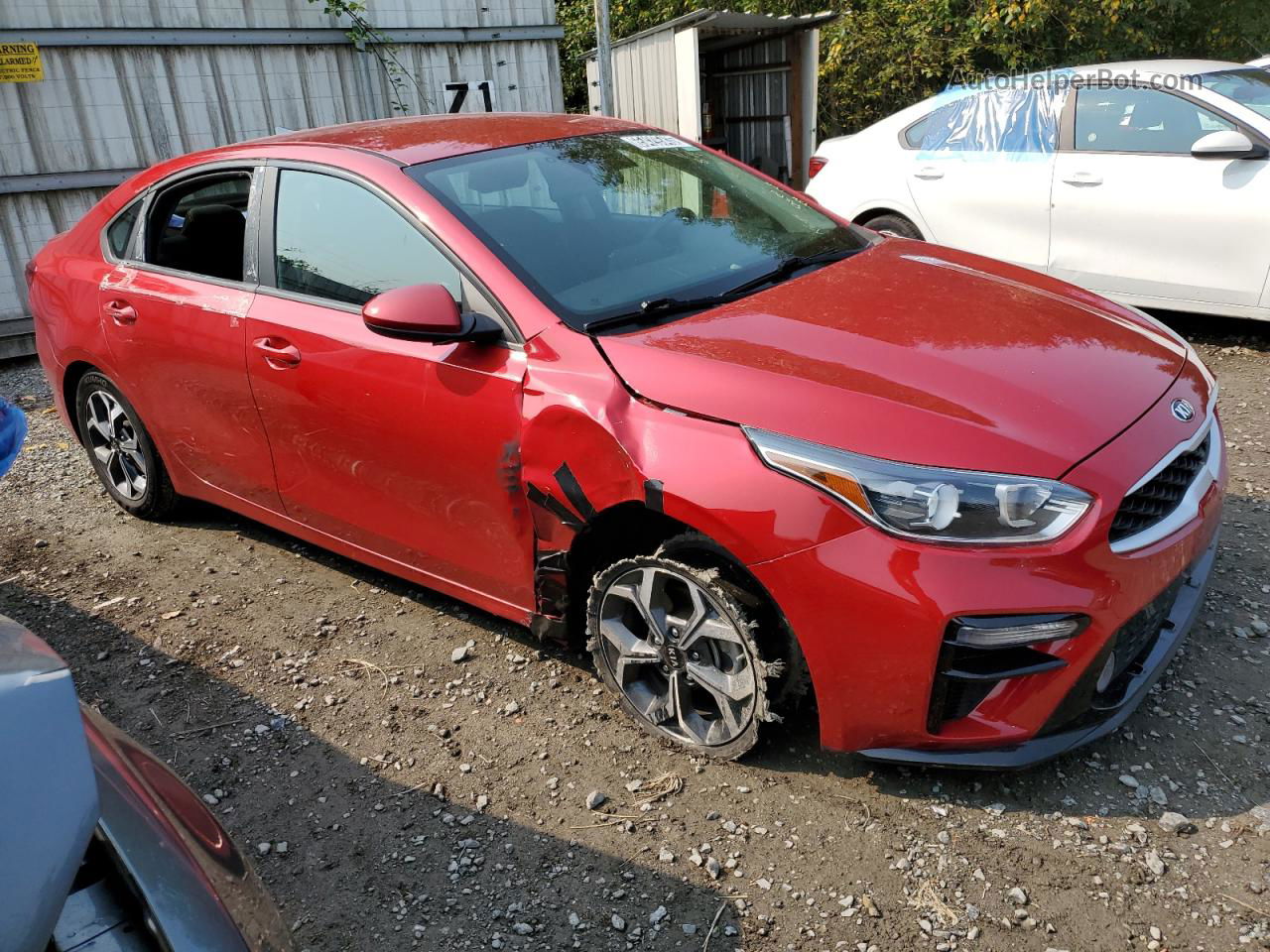 2020 Kia Forte Fe Красный vin: 3KPF24AD0LE231974