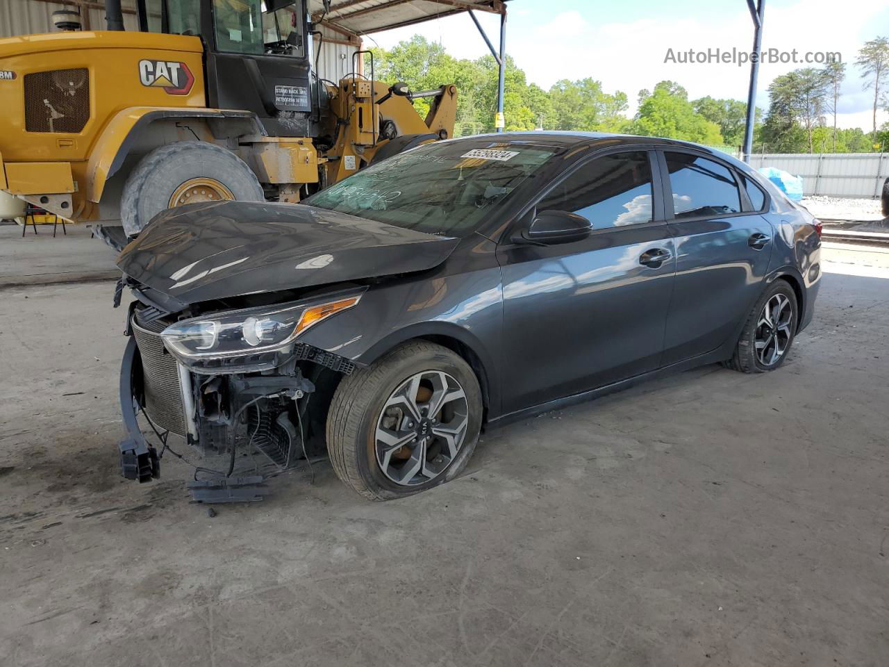 2020 Kia Forte Fe Gray vin: 3KPF24AD0LE234342