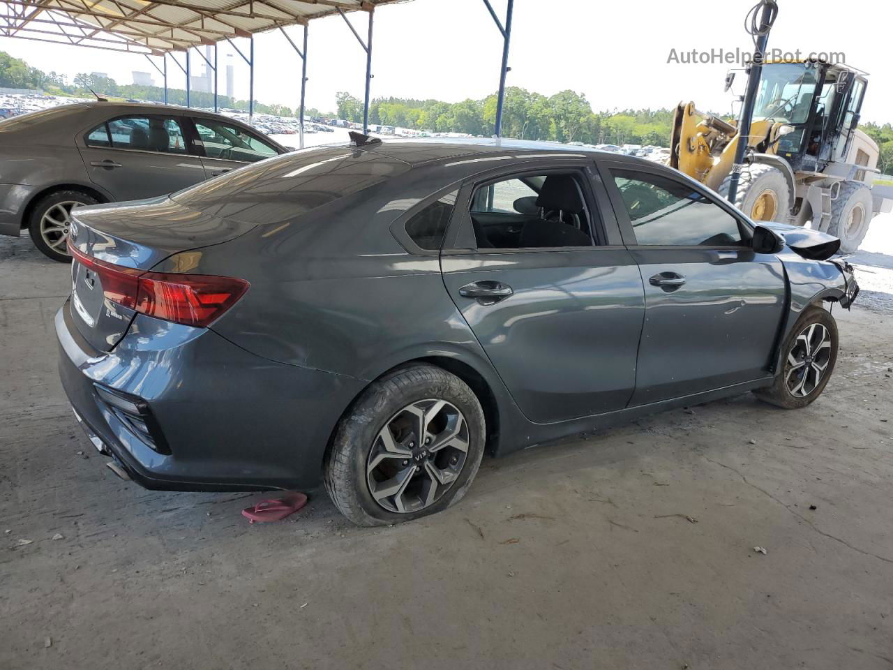 2020 Kia Forte Fe Gray vin: 3KPF24AD0LE234342