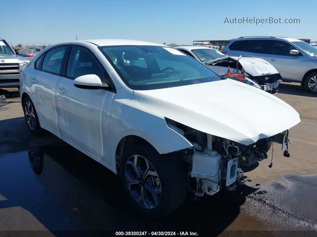 2020 Kia Forte Lxs White vin: 3KPF24AD0LE260665