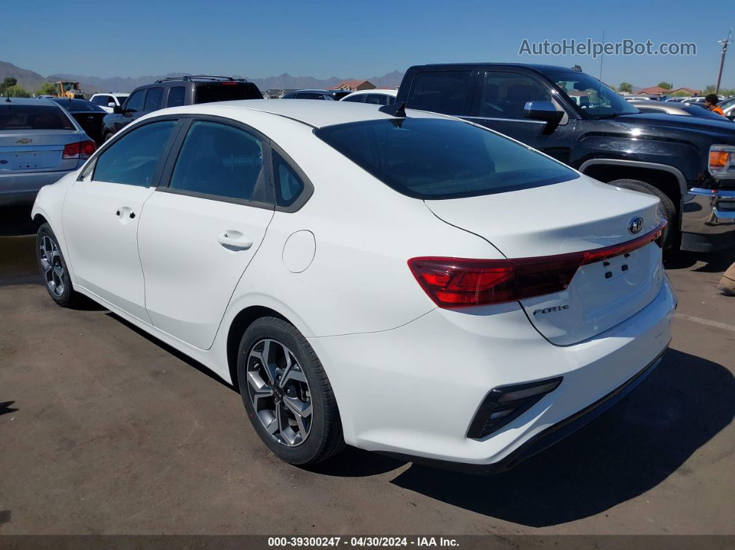 2020 Kia Forte Lxs White vin: 3KPF24AD0LE260665