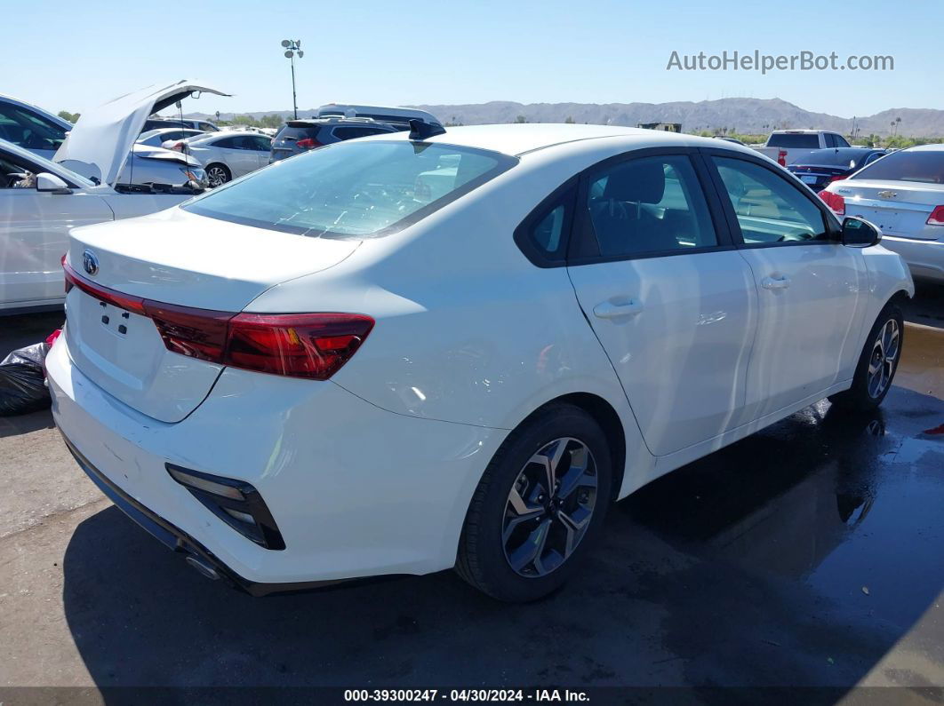 2020 Kia Forte Lxs White vin: 3KPF24AD0LE260665