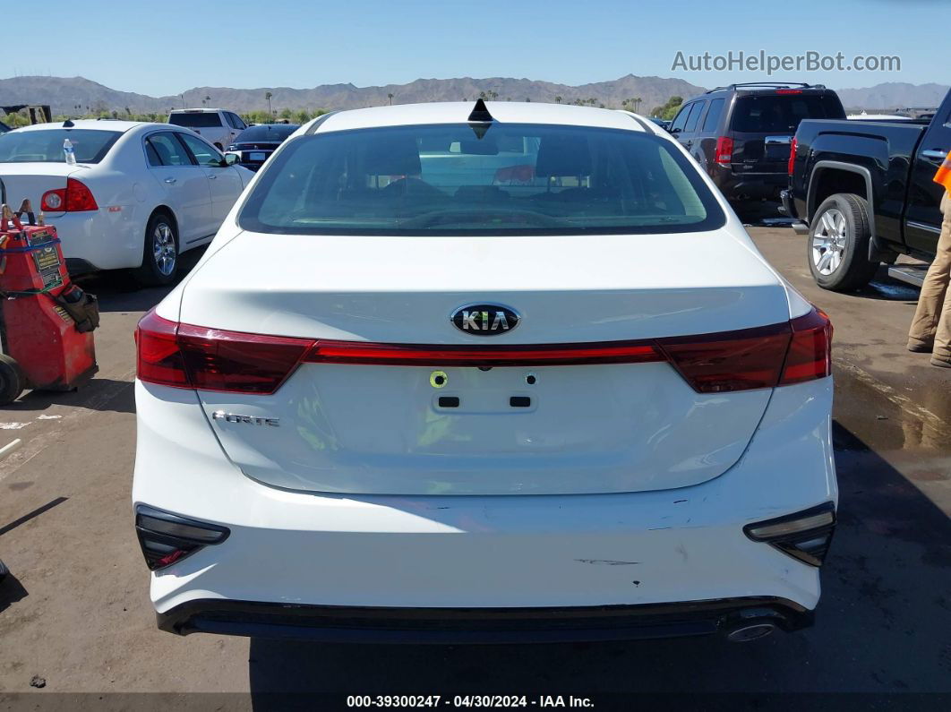 2020 Kia Forte Lxs White vin: 3KPF24AD0LE260665