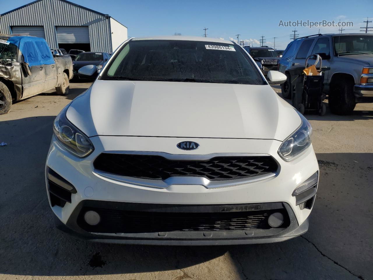 2020 Kia Forte Fe White vin: 3KPF24AD1LE144214