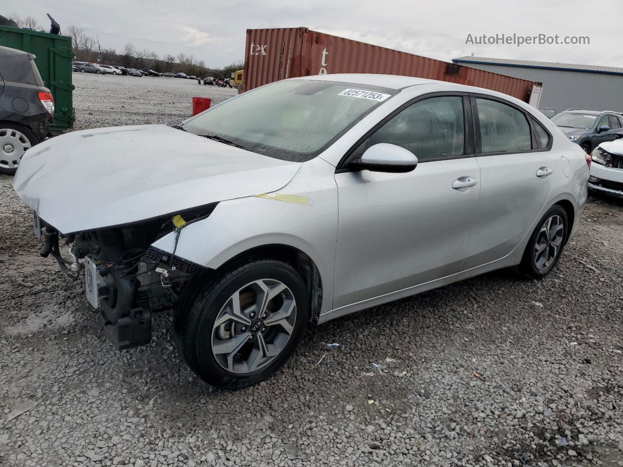 2020 Kia Forte Fe Silver vin: 3KPF24AD1LE156217