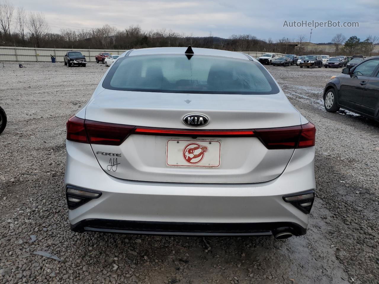 2020 Kia Forte Fe Silver vin: 3KPF24AD1LE156217