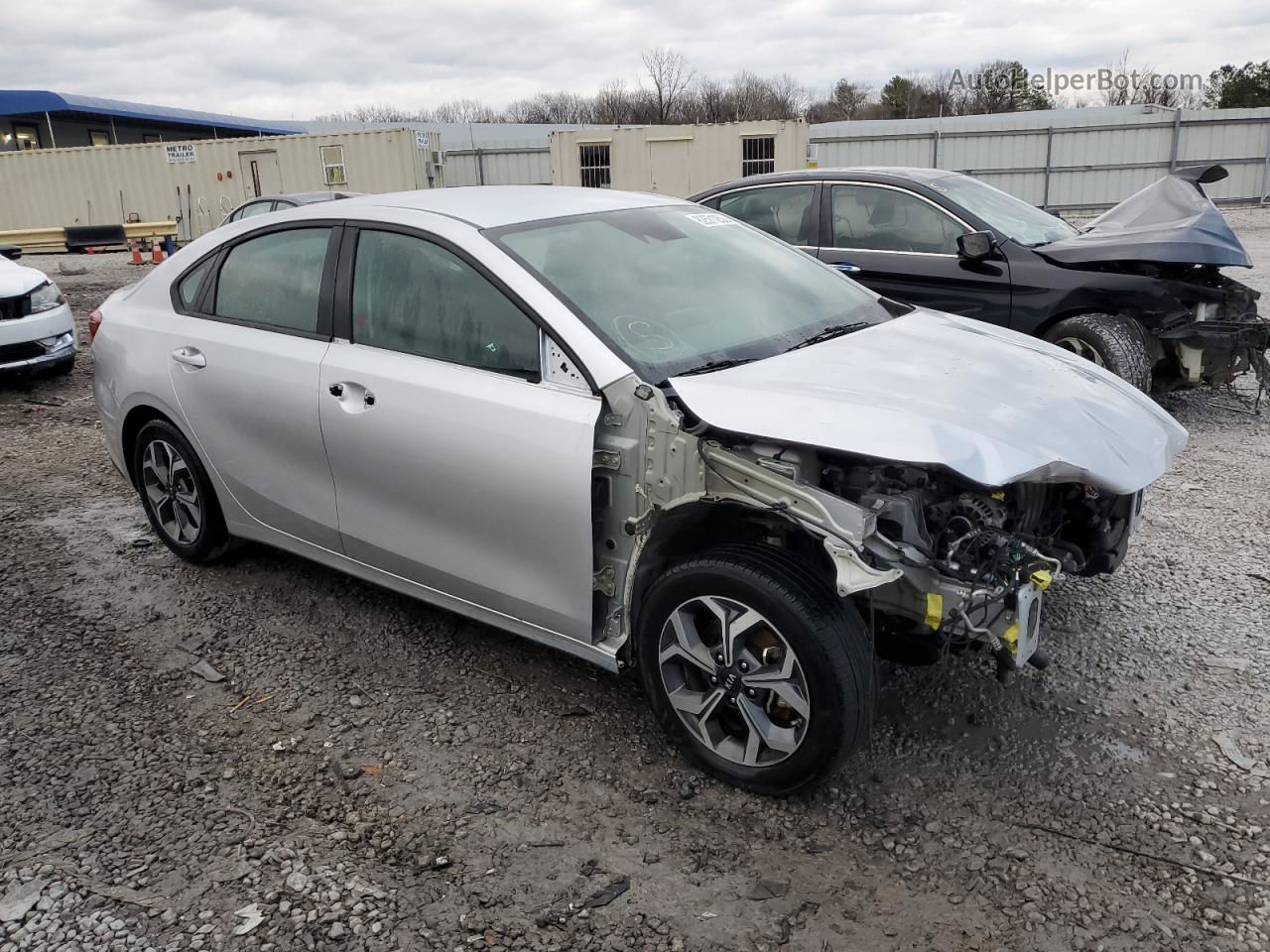 2020 Kia Forte Fe Silver vin: 3KPF24AD1LE156217