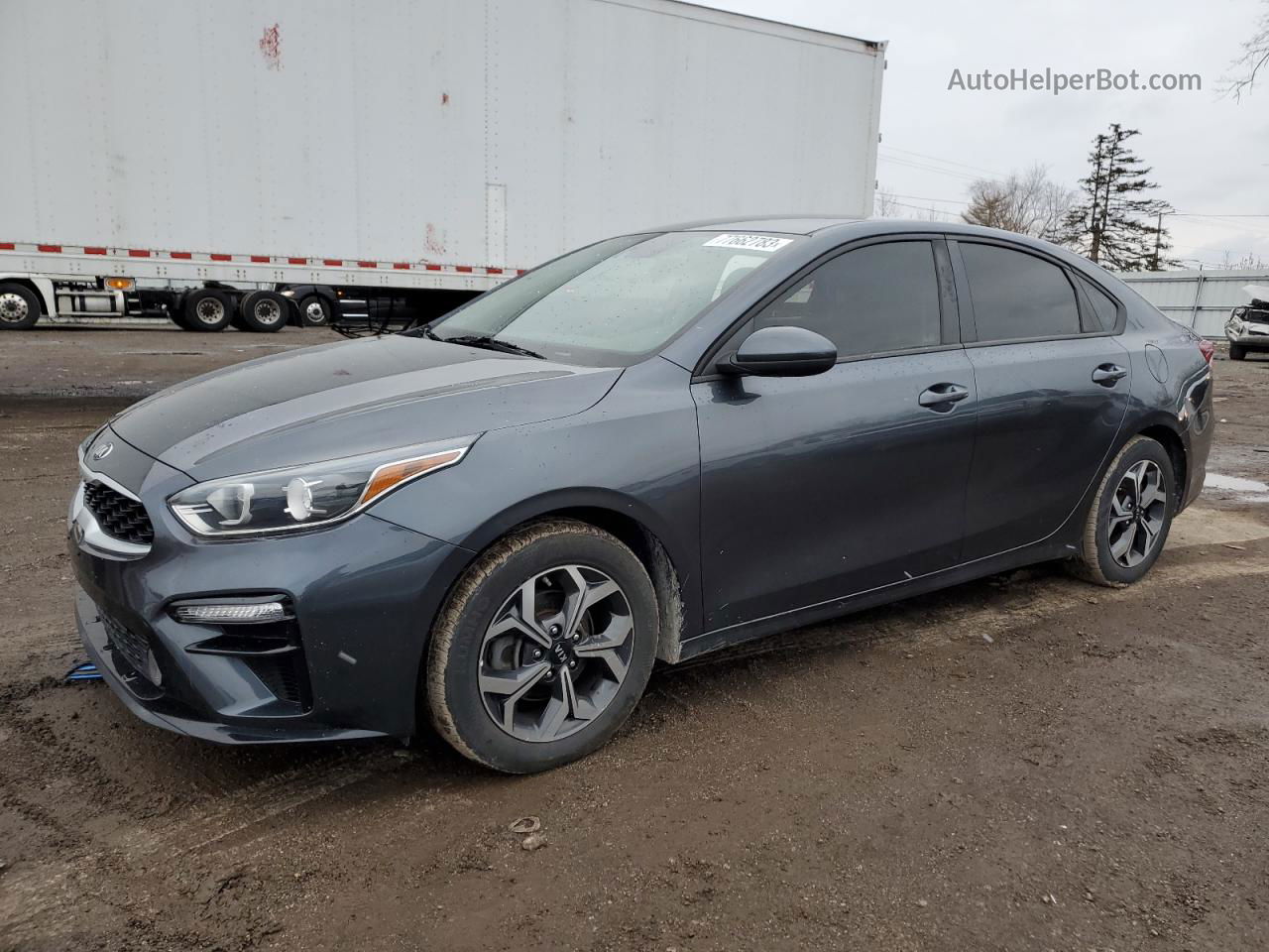 2020 Kia Forte Fe Gray vin: 3KPF24AD1LE166634