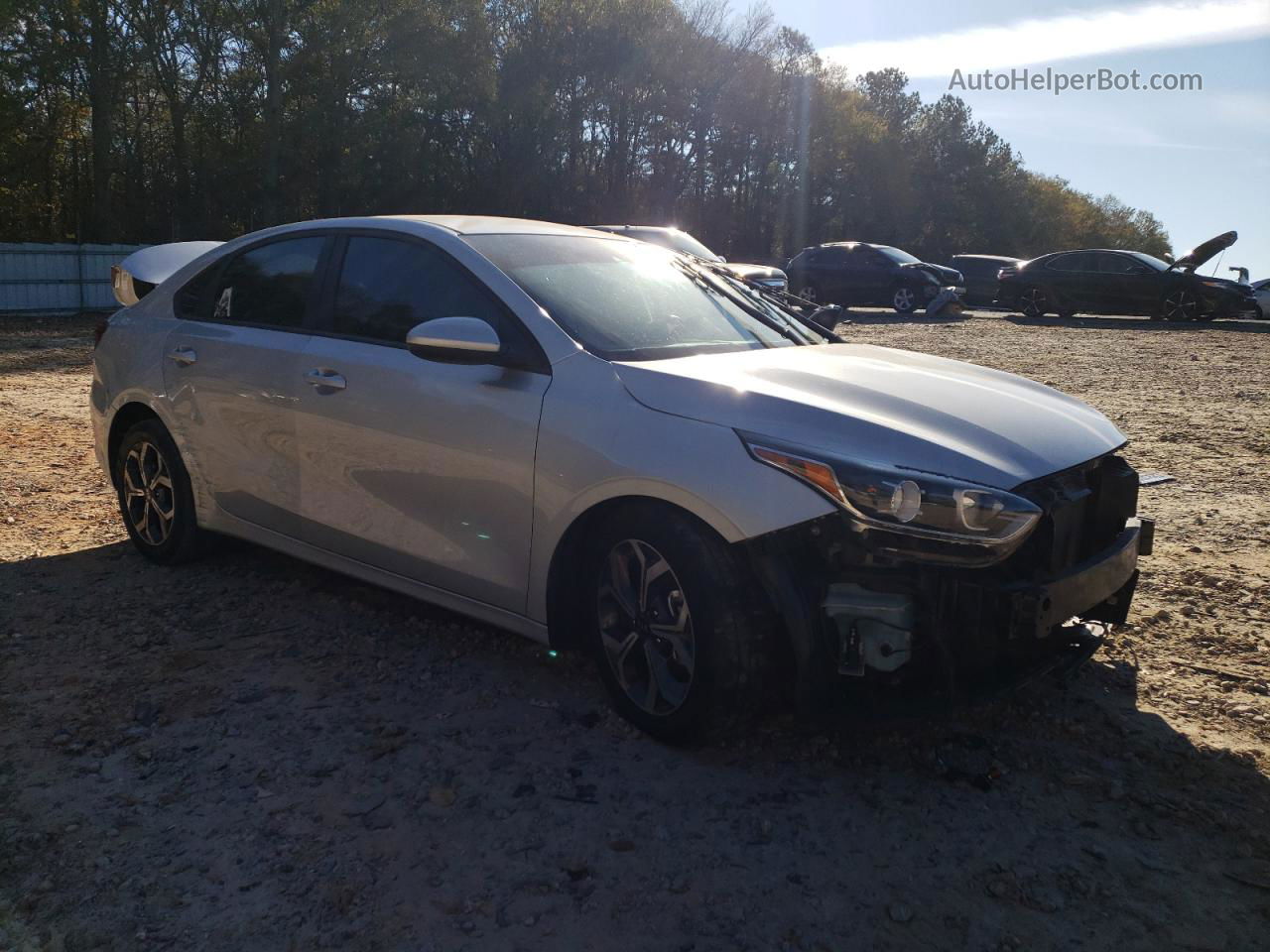 2020 Kia Forte Fe Silver vin: 3KPF24AD1LE170571