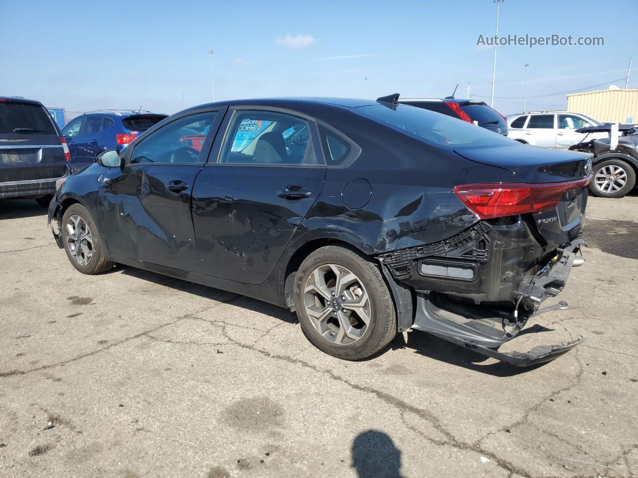 2020 Kia Forte Fe Black vin: 3KPF24AD1LE191288