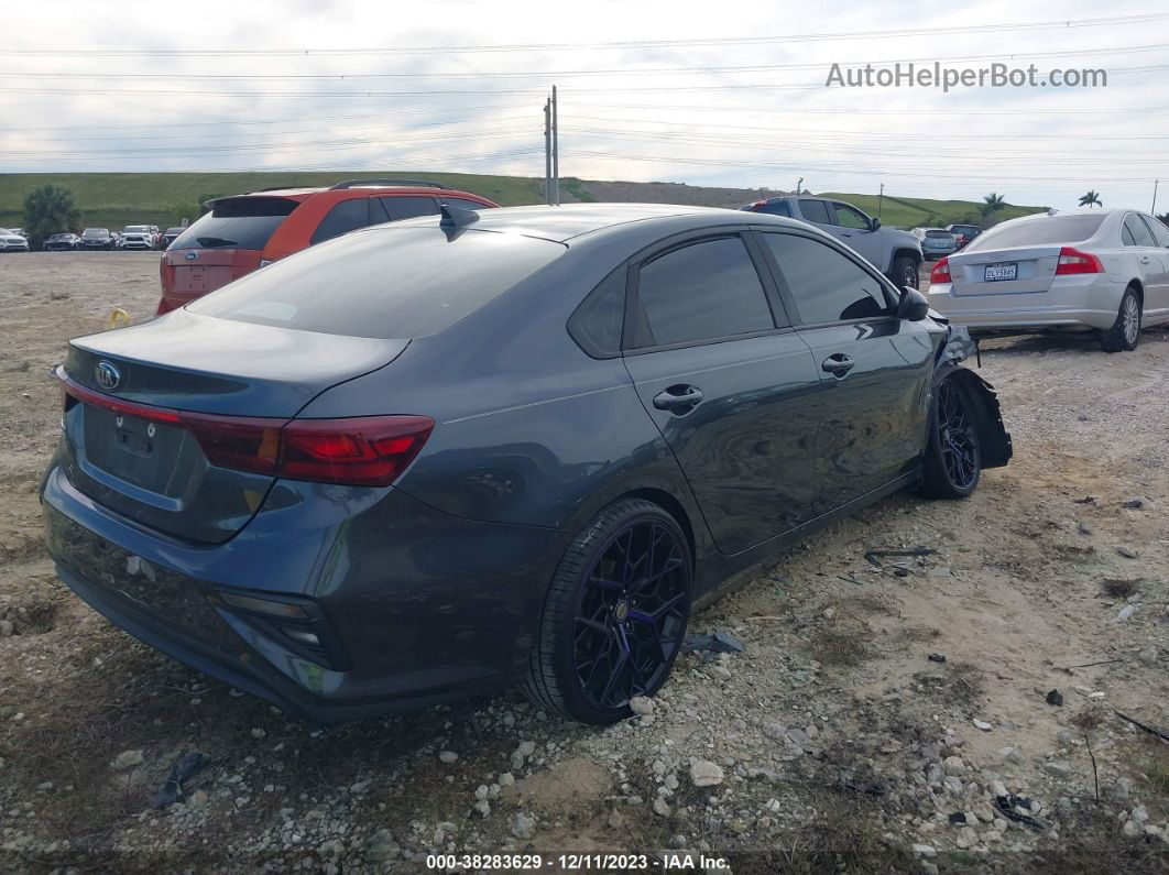 2020 Kia Forte Fe/lxs Синий vin: 3KPF24AD1LE192389