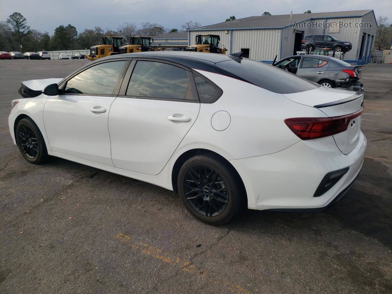 2020 Kia Forte Fe White vin: 3KPF24AD1LE201592