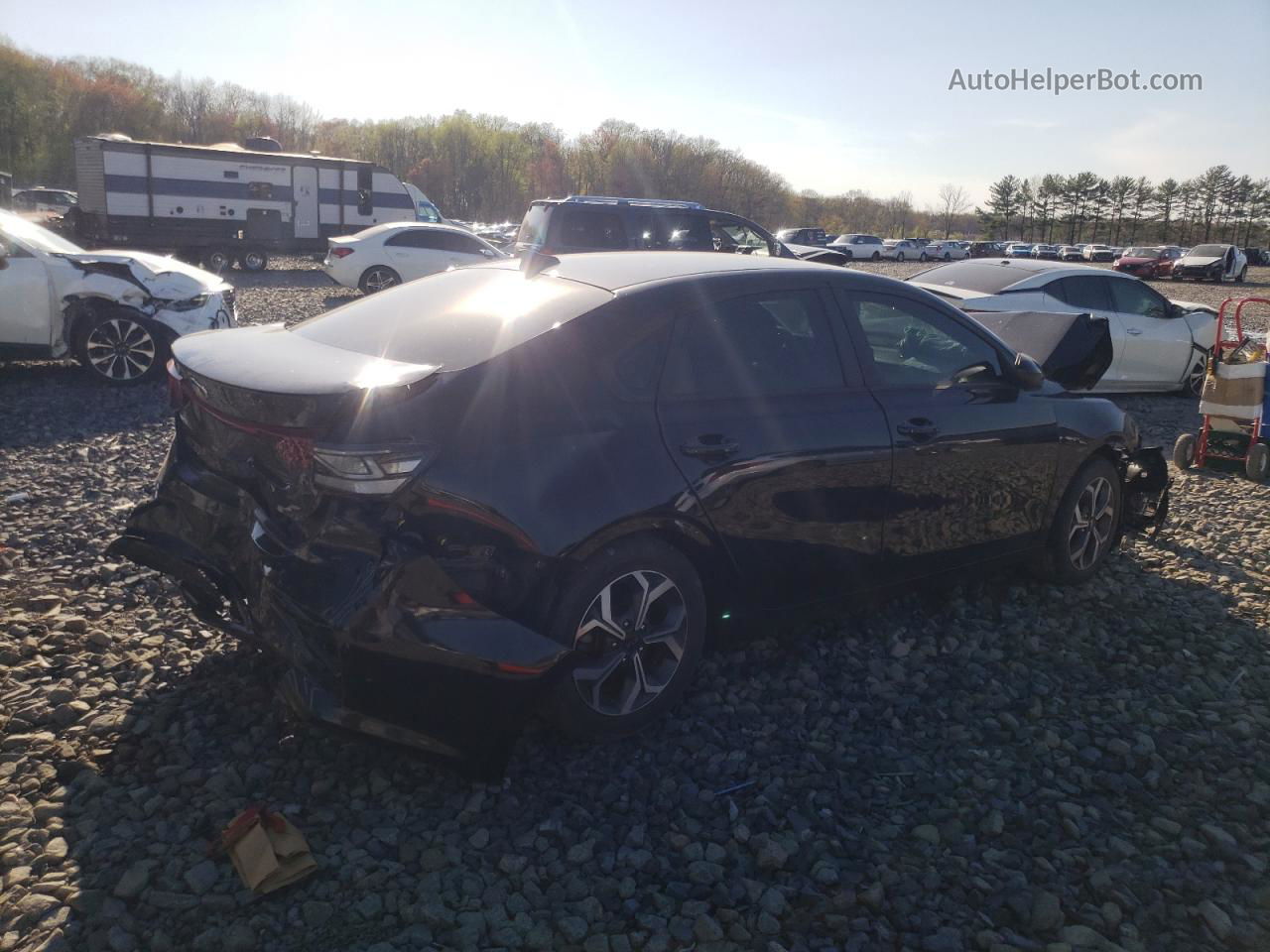 2020 Kia Forte Fe Black vin: 3KPF24AD1LE209353