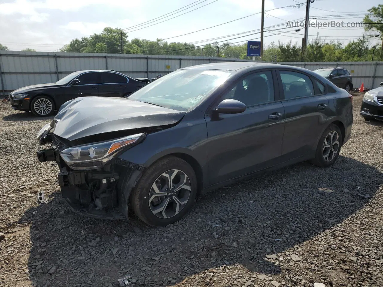 2020 Kia Forte Fe Серый vin: 3KPF24AD1LE210812