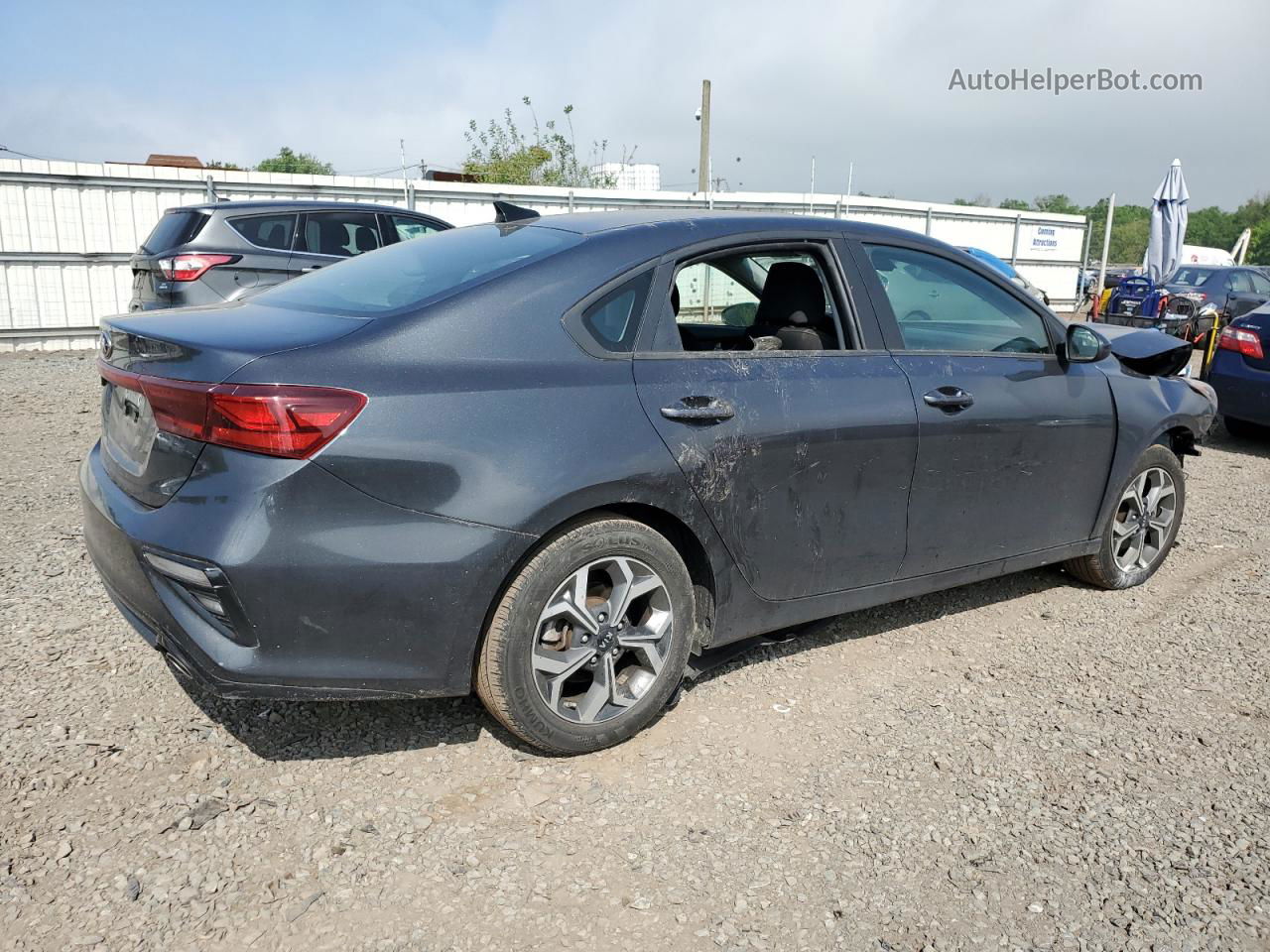 2020 Kia Forte Fe Gray vin: 3KPF24AD1LE210812