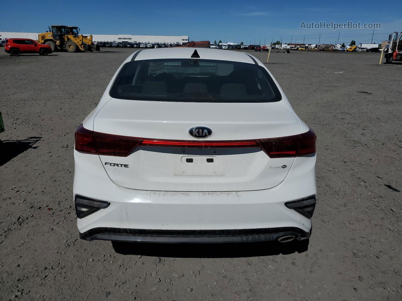 2020 Kia Forte Fe White vin: 3KPF24AD1LE212348