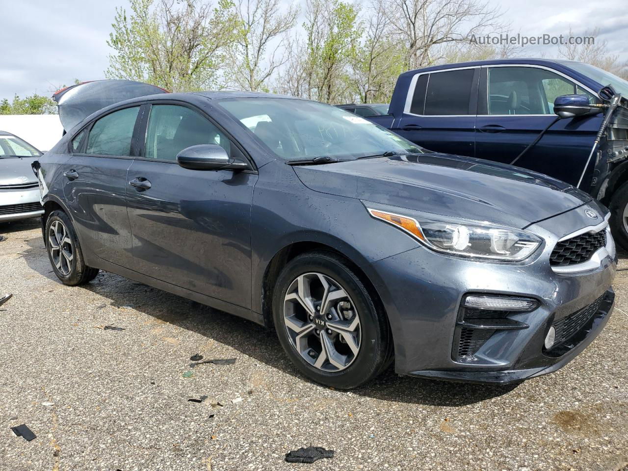 2020 Kia Forte Fe Угольный vin: 3KPF24AD1LE230493