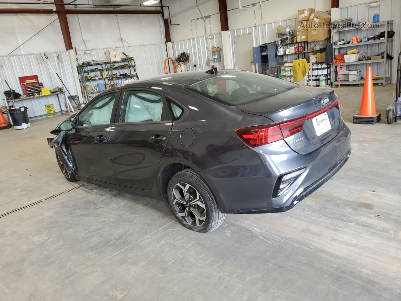 2020 Kia Forte Fe Gray vin: 3KPF24AD1LE236259